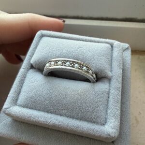 Kendra Scott - Solid White Gold and Pearl Ring - 7